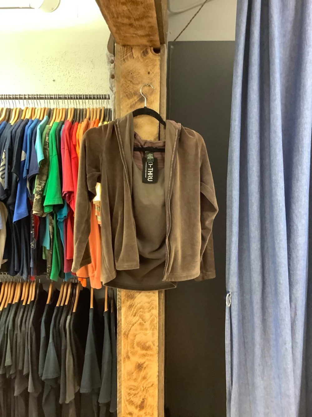 Vintage Eddie Bauer brown zip up